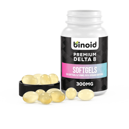 Premium Delta 8 THC Softgel Capsules By Binoid